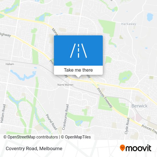 Coventry Road map