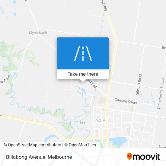 Billabong Avenue map