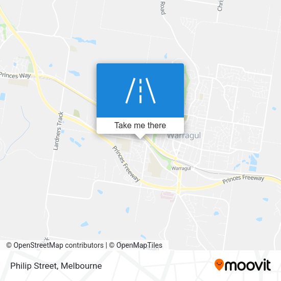 Philip Street map