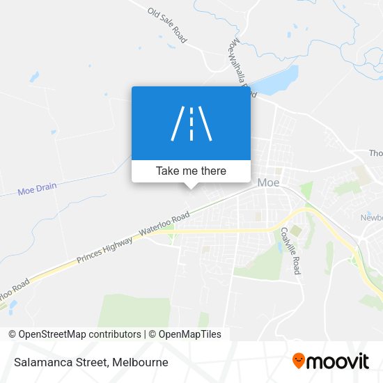 Salamanca Street map