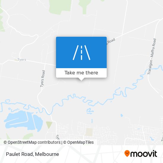 Paulet Road map