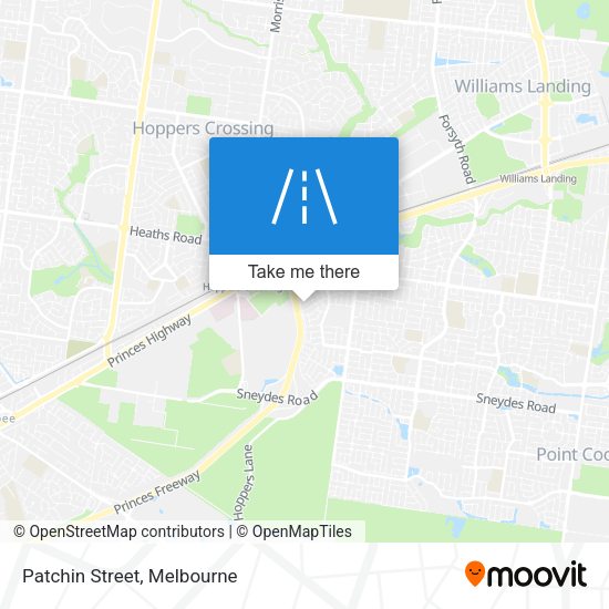 Patchin Street map