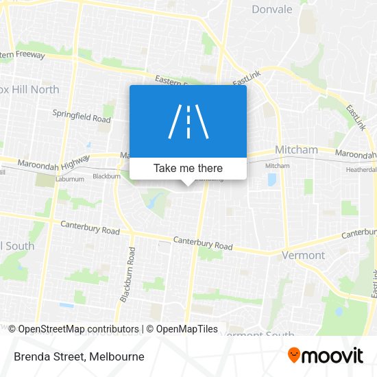 Brenda Street map