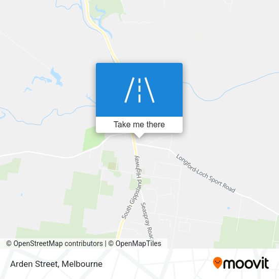 Arden Street map