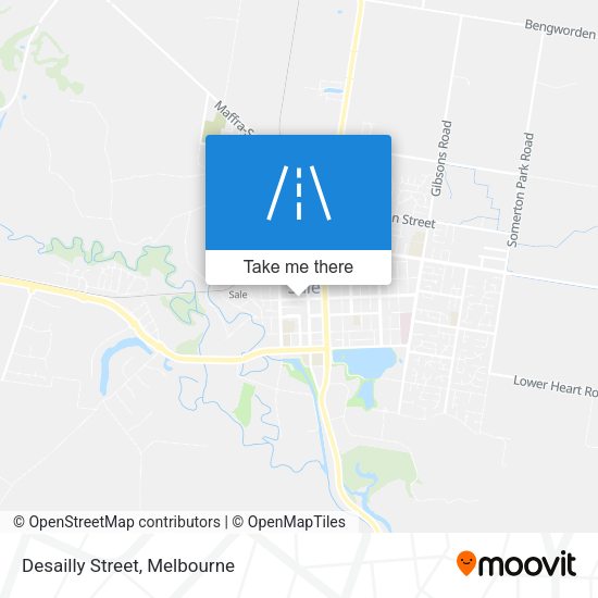 Desailly Street map