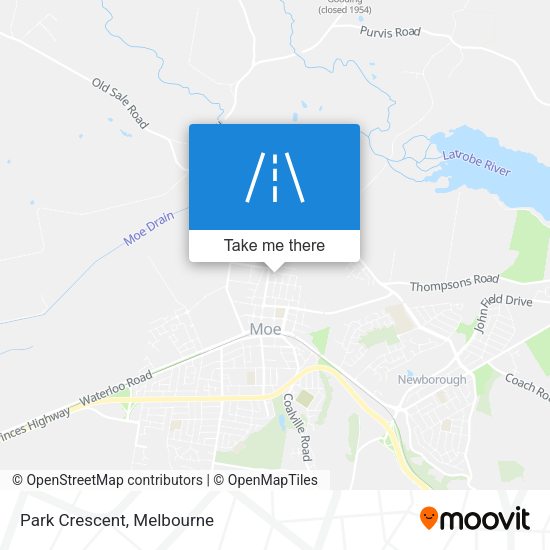 Park Crescent map