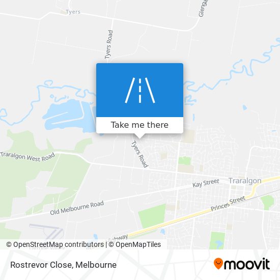 Rostrevor Close map