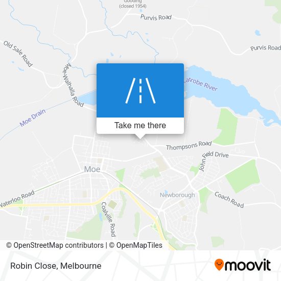 Robin Close map