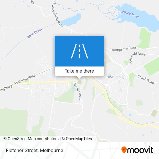 Fletcher Street map