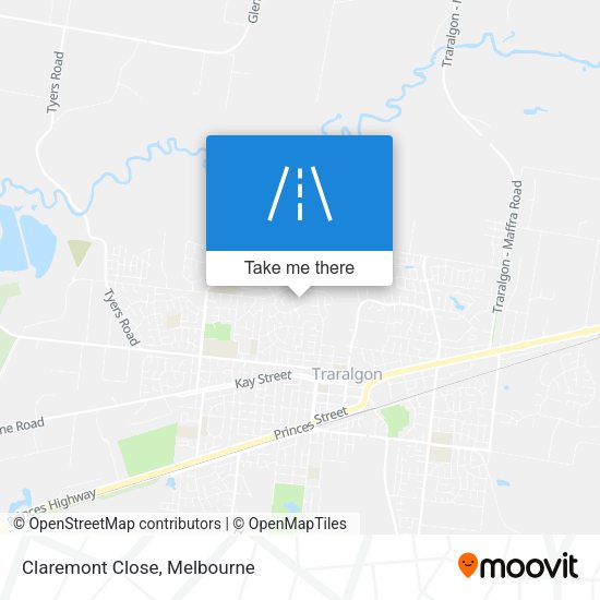 Claremont Close map