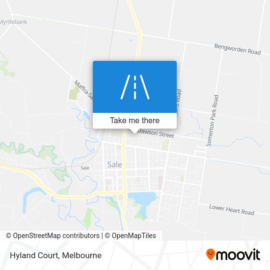 Hyland Court map