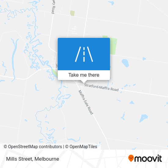 Mills Street map