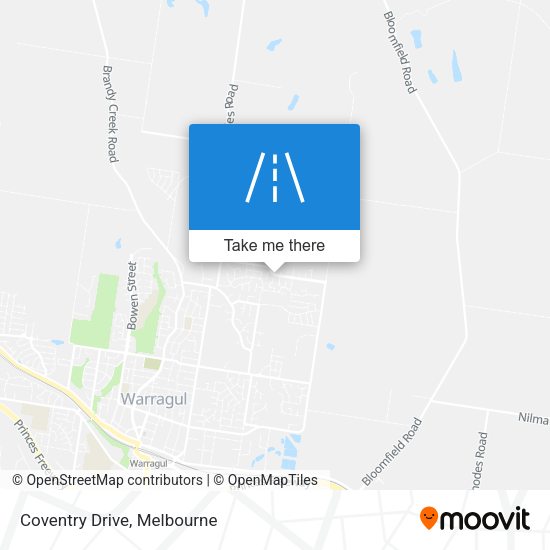 Coventry Drive map