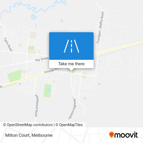 Milton Court map
