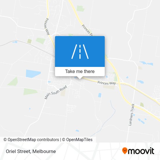 Oriel Street map