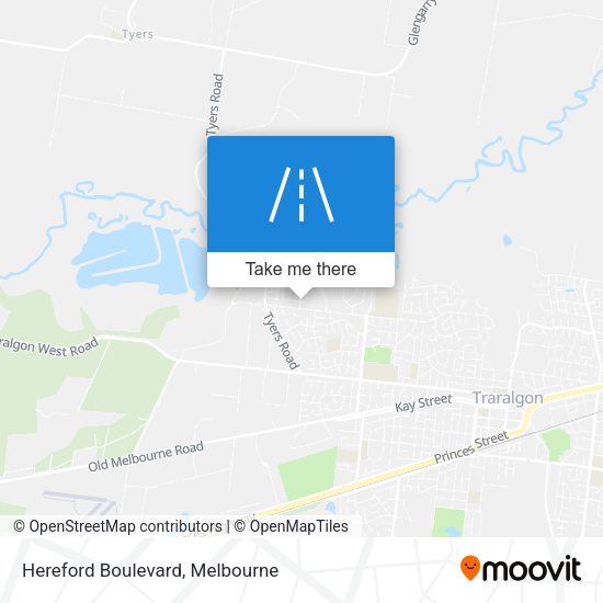 Hereford Boulevard map