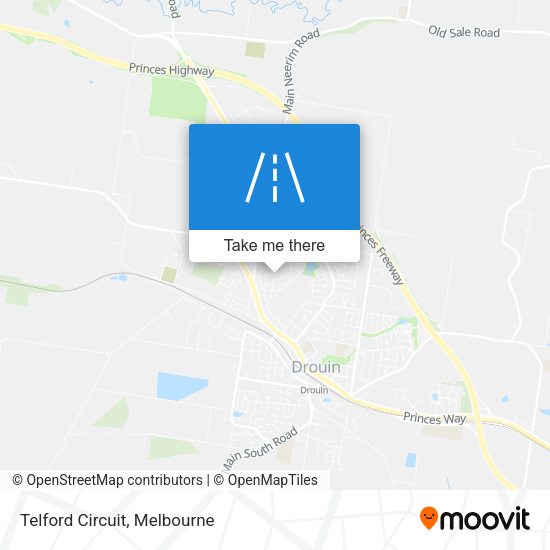 Telford Circuit map