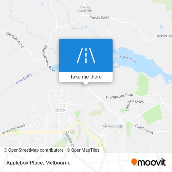 Applebox Place map