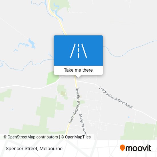 Spencer Street map