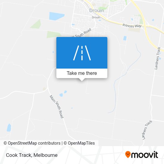 Cook Track map