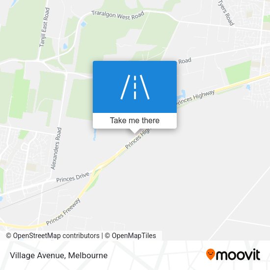 Village Avenue map