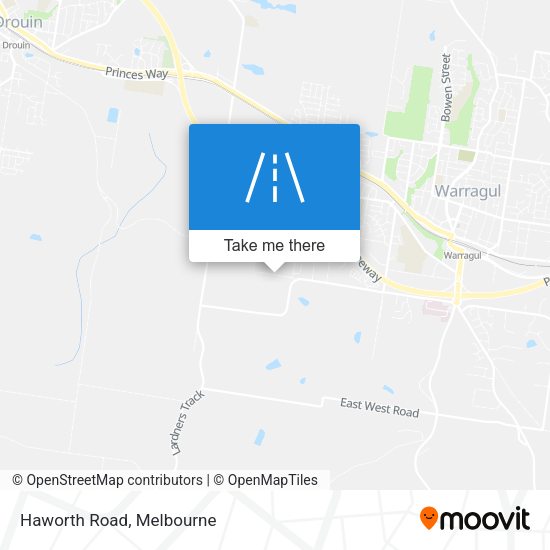 Haworth Road map