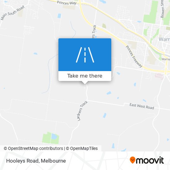 Hooleys Road map