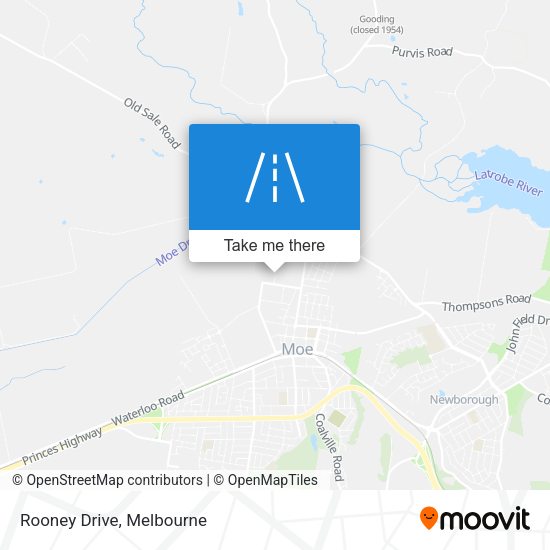 Rooney Drive map