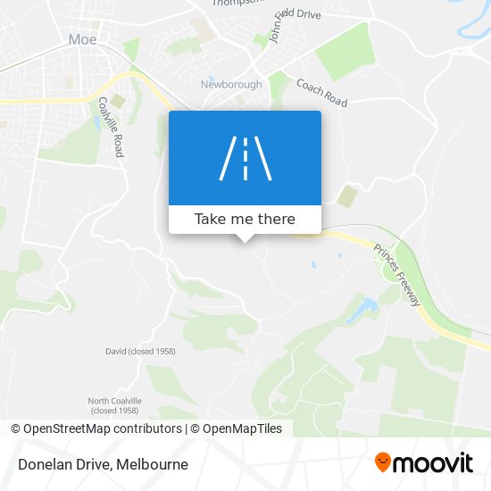 Donelan Drive map