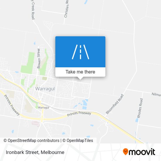 Ironbark Street map