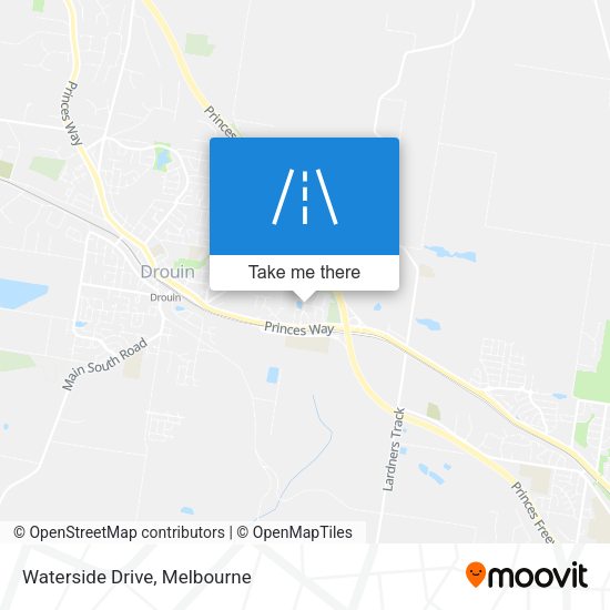 Waterside Drive map