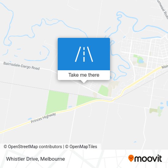 Whistler Drive map