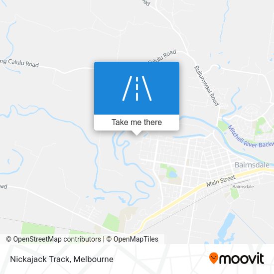 Nickajack Track map