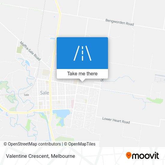 Valentine Crescent map