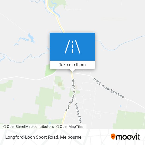 Longford-Loch Sport Road map