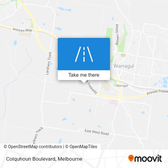 Colquhoun Boulevard map