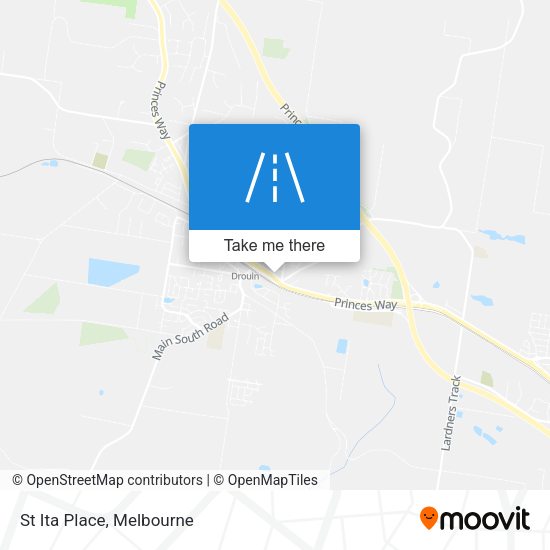 St Ita Place map