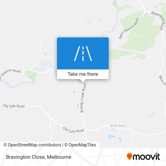Bravington Close map