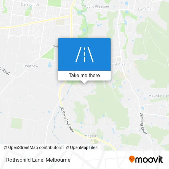 Mapa Rothschild Lane