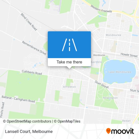 Lansell Court map