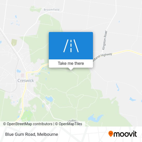 Blue Gum Road map