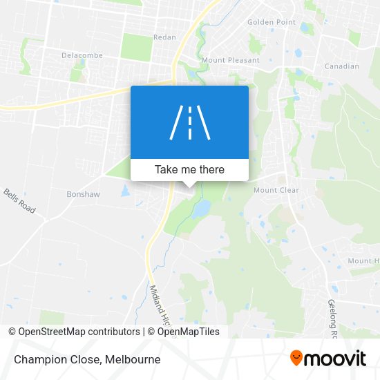 Champion Close map