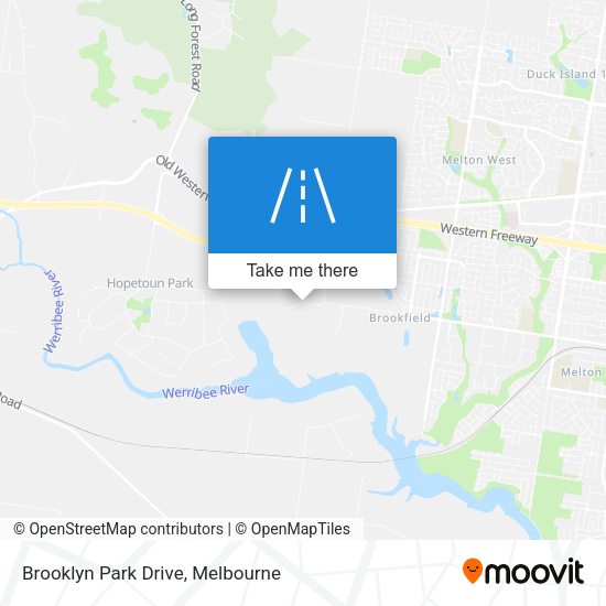 Brooklyn Park Drive map