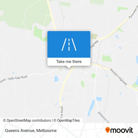 Queens Avenue map