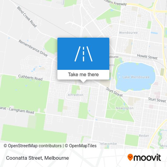 Coonatta Street map