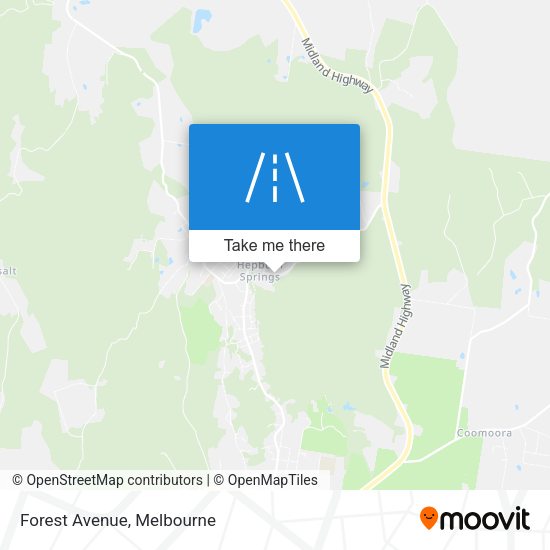 Forest Avenue map