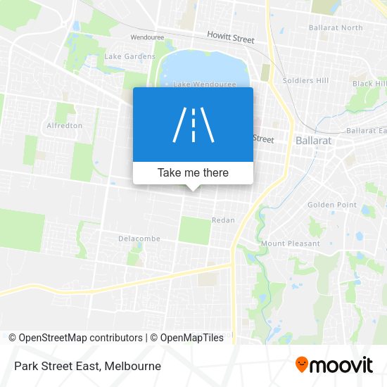 Park Street East map
