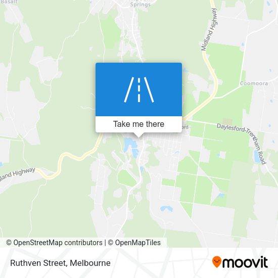 Ruthven Street map