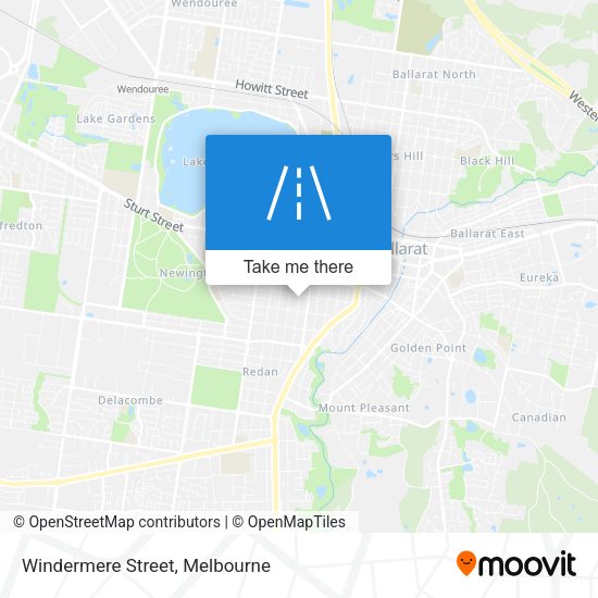 Windermere Street map