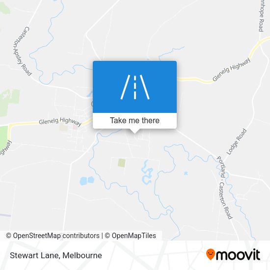 Stewart Lane map